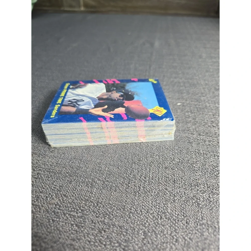 1990 Classic Baseball Card Lot Sealed Stack Deion Sanders Prime Time Cards...